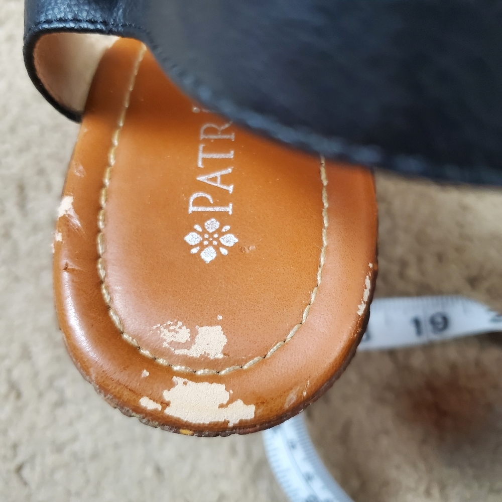 Patricia by Spring Step Satrada-B Medallion Wedge Heel, 41 (U.S. 9.5-10), Black - Picture 15 of 16